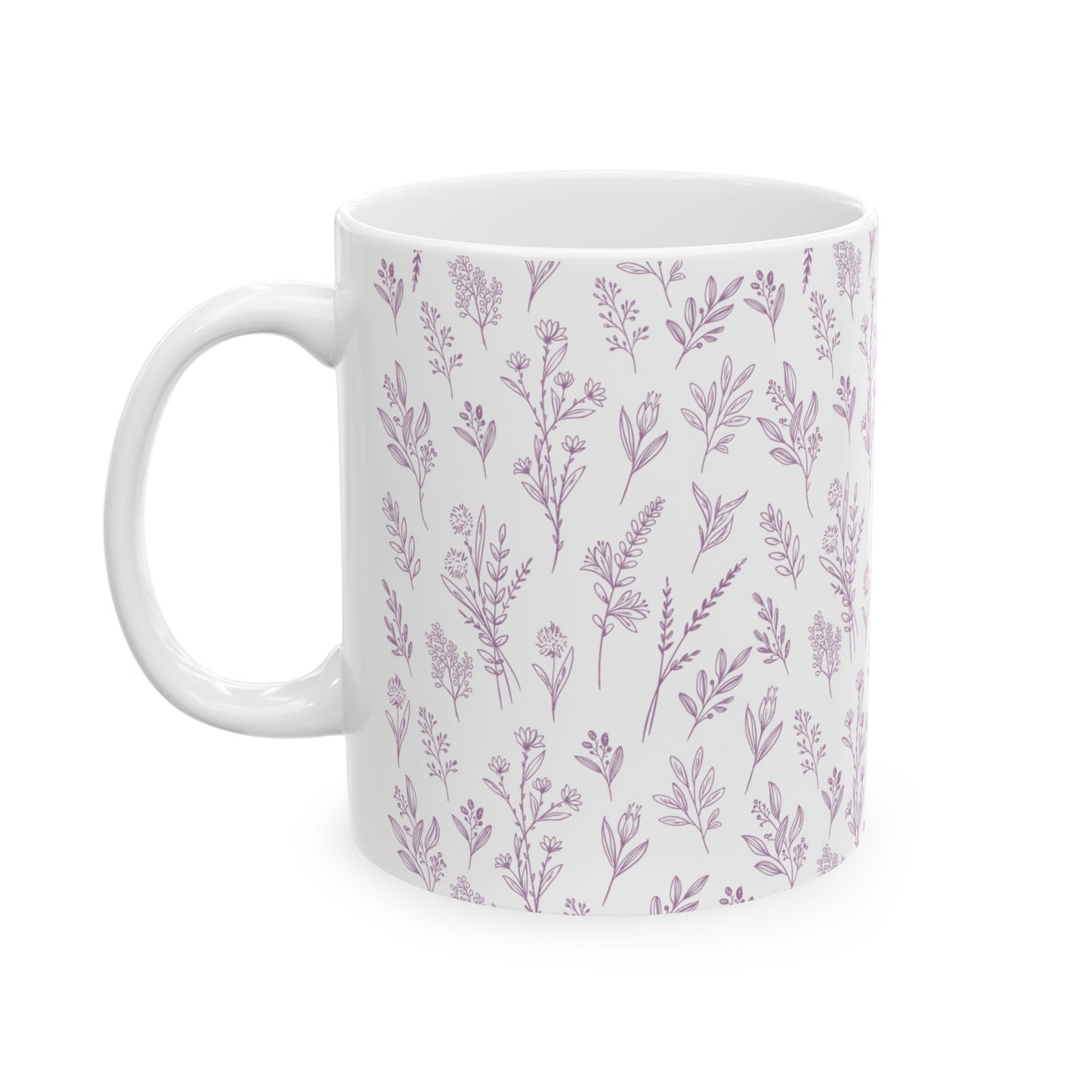 Lavender Herb Mug