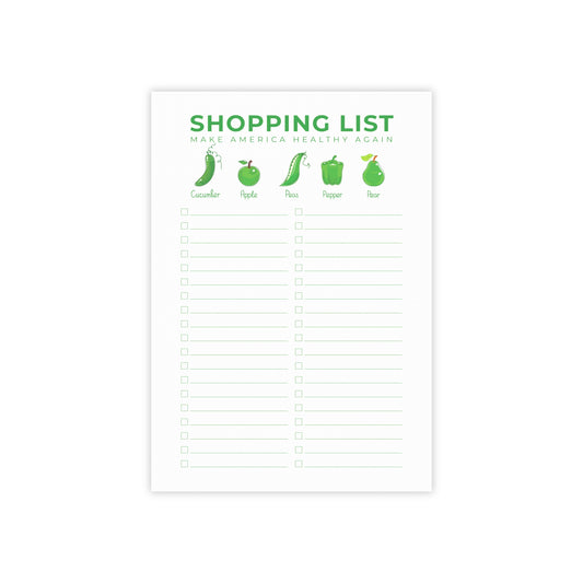 MAHA Make America Great Again Post-it® Notes Shopping List 4x6 (Lime)