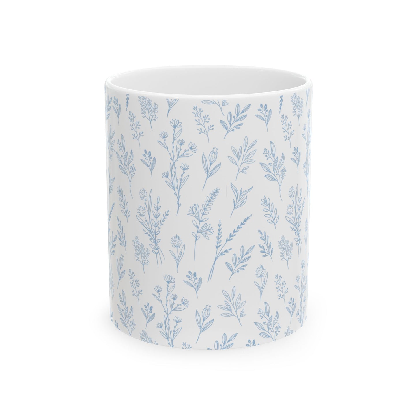 Baby Blue Herb Mug