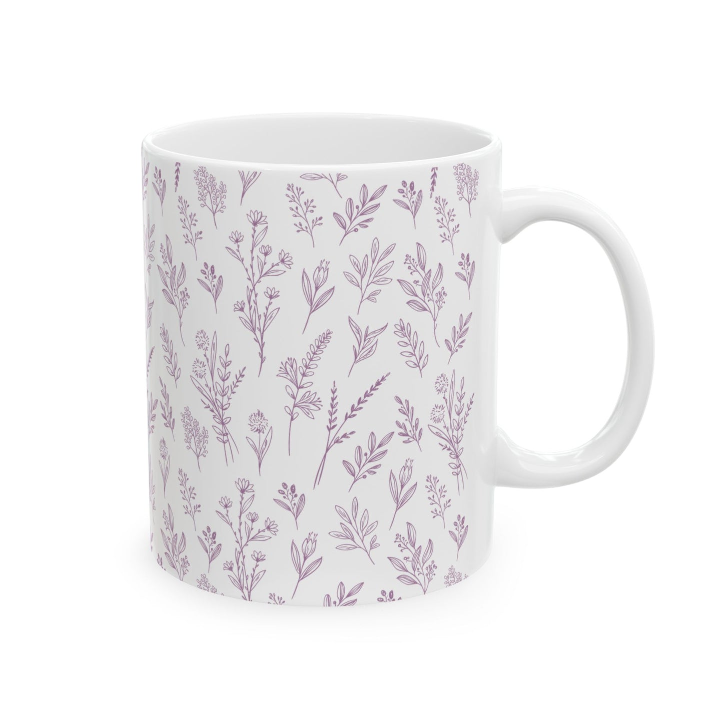 Lavender Herb Mug