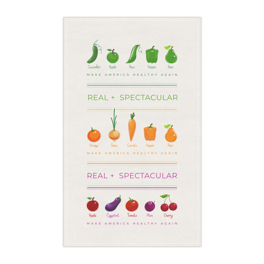 MAHA Make America Healthy Again Tea Towel (Rainbow)