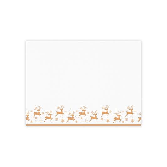 Flying Reindeer Christmas Post-it® Notes 4x3 (Gold)