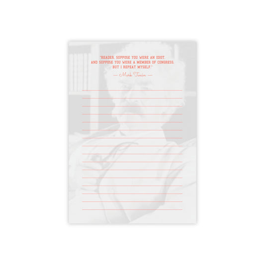 Mark Twain Fooled Post-it® Notes Lined Pad 4x6