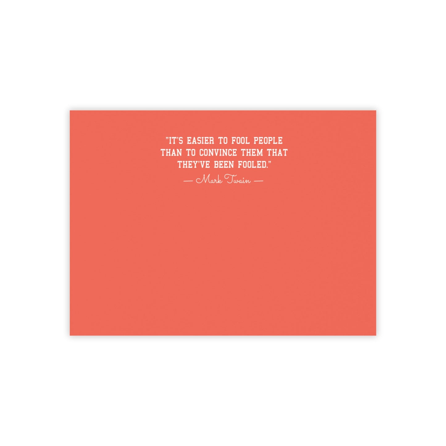 Mark Twain Fool Post-it® Note Pads (3 Sizes)