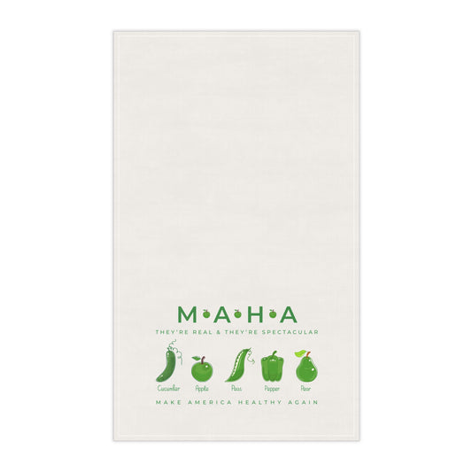 MAHA Make America Healthy Again Tea Towel (Lime)