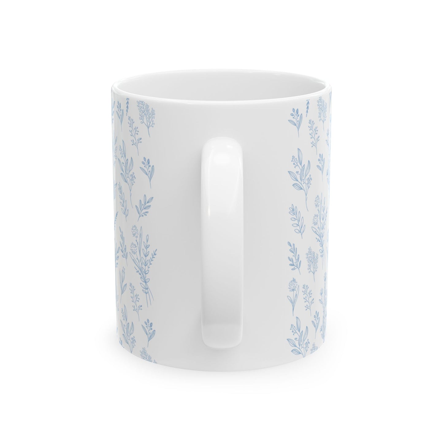 Baby Blue Herb Mug