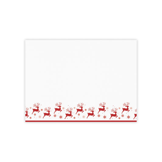 Flying Reindeer Christmas Post-it® Notes 4x3 (Cranberry)