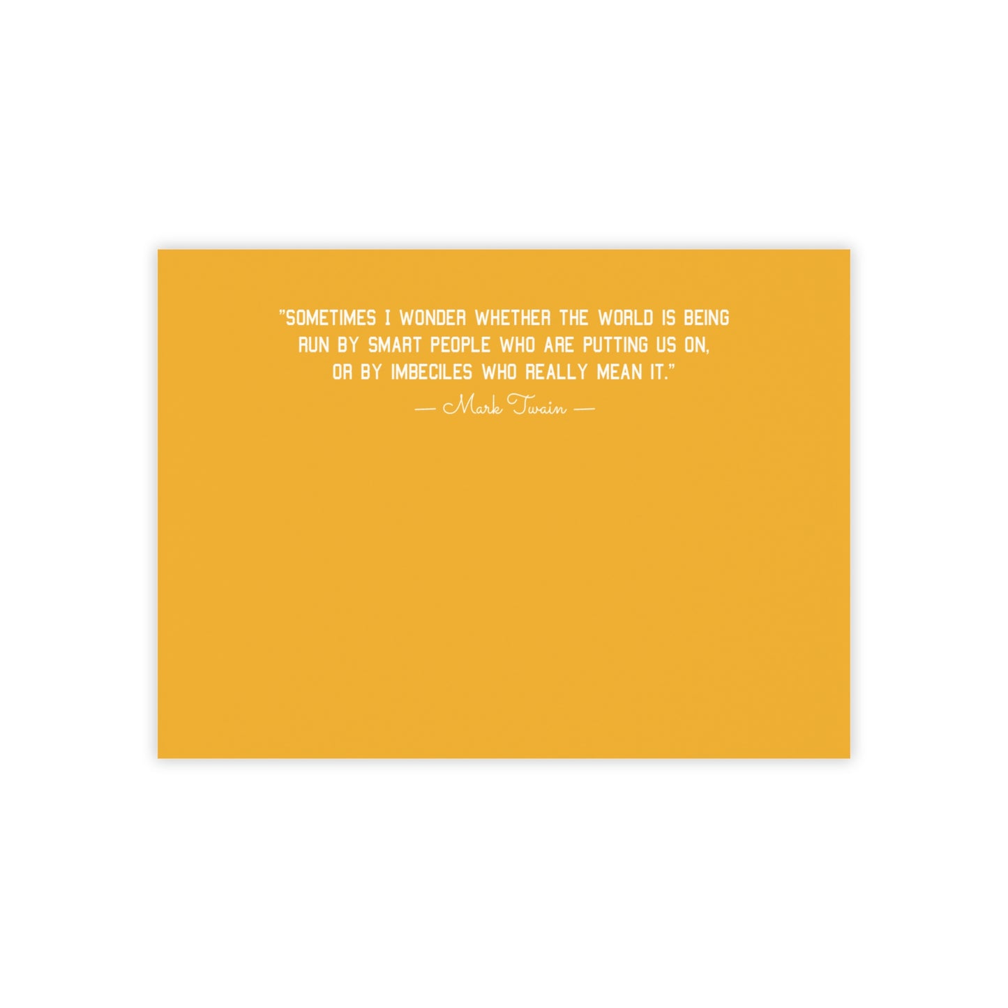 Mark Twain Imbeciles Post-it® Note Pads (3 Sizes)