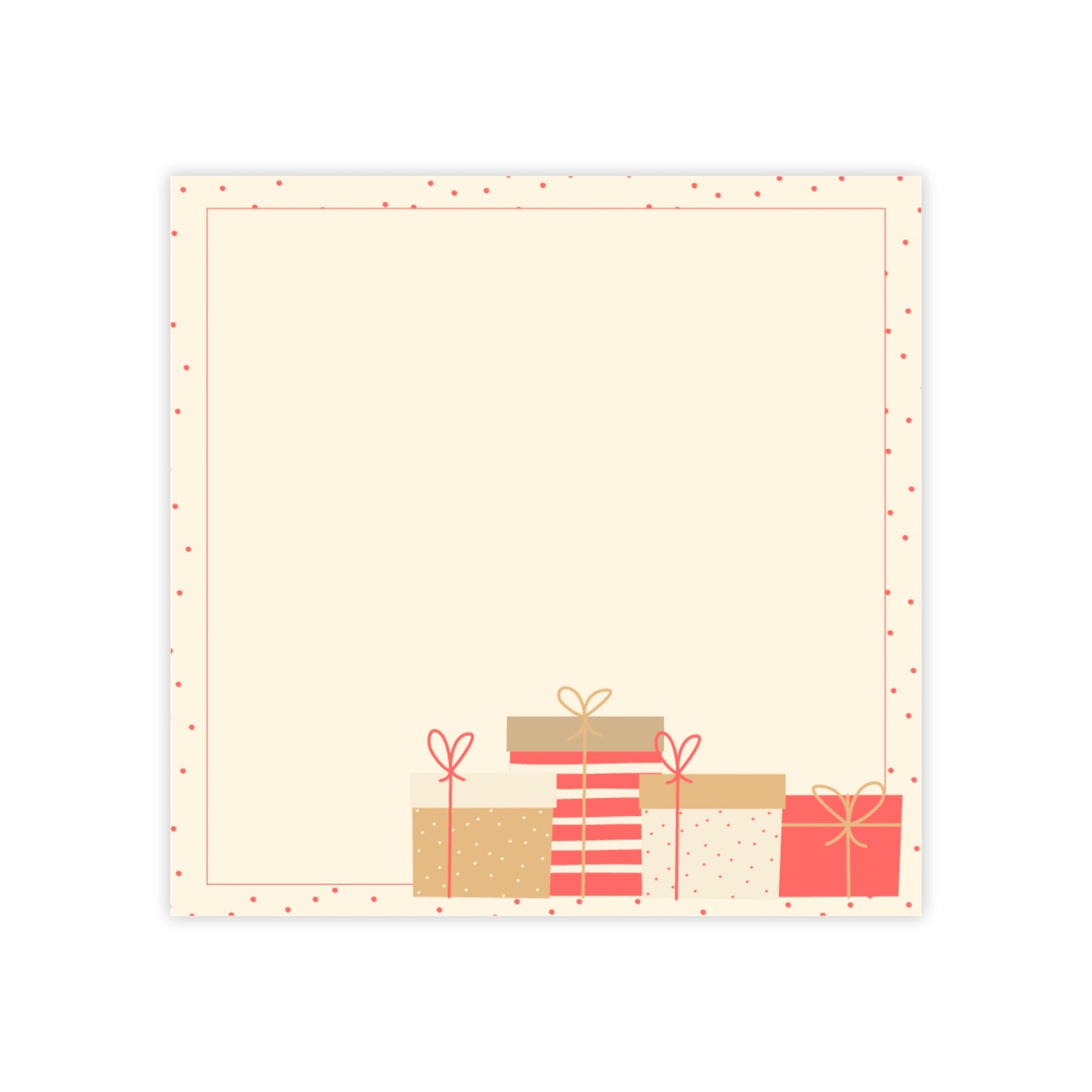 Polka Dot Christmas Post-it® Notes 3x3