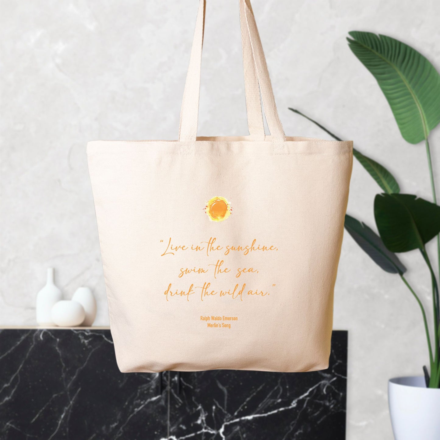 Ralph Waldo Emerson Oversized Tote