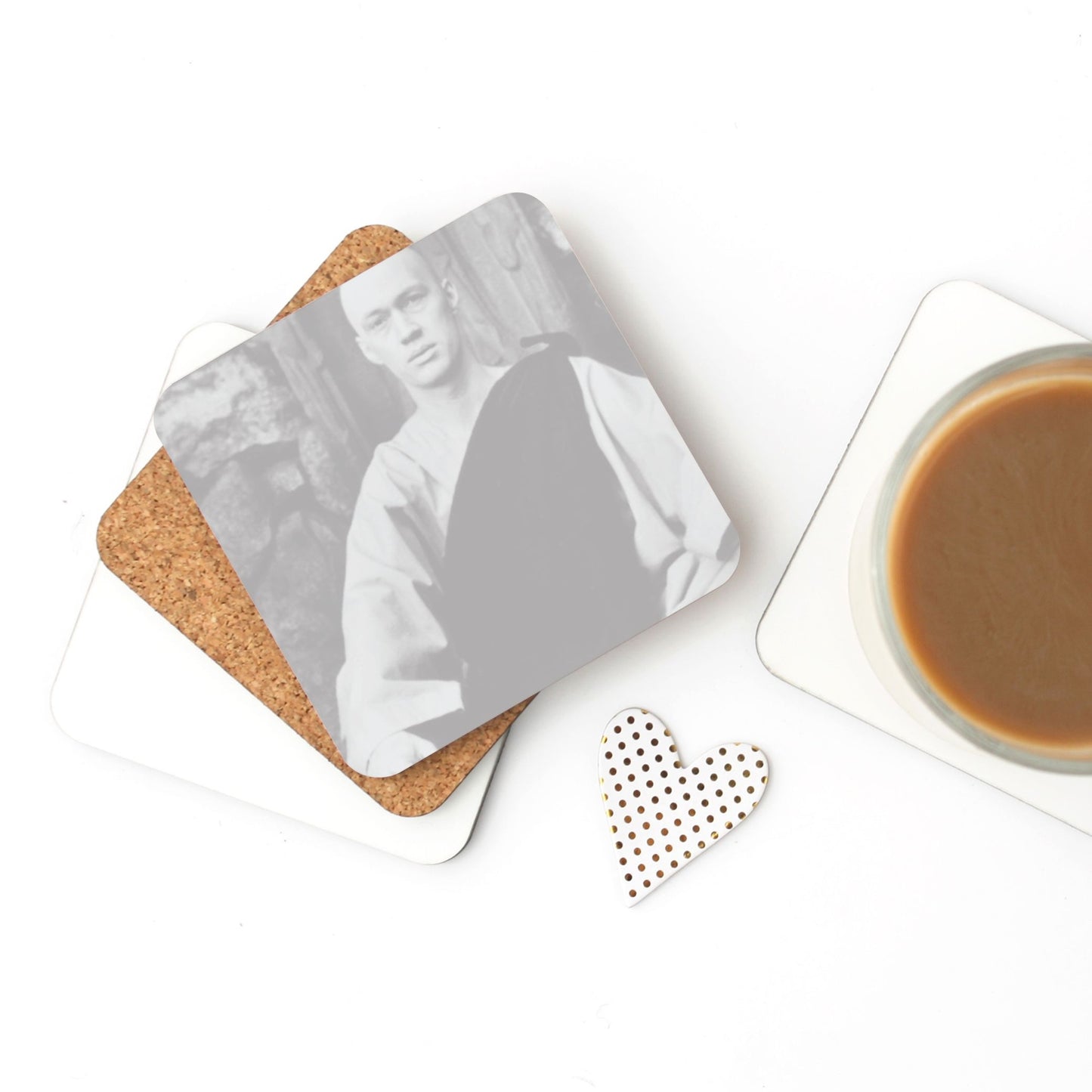 David Carradine Kung Fu B&W Coaster