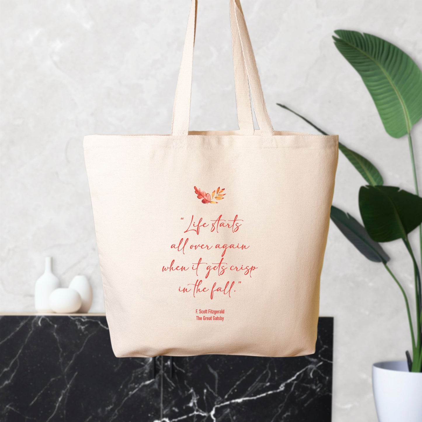 F. Scott Fitzgerald Oversized Tote