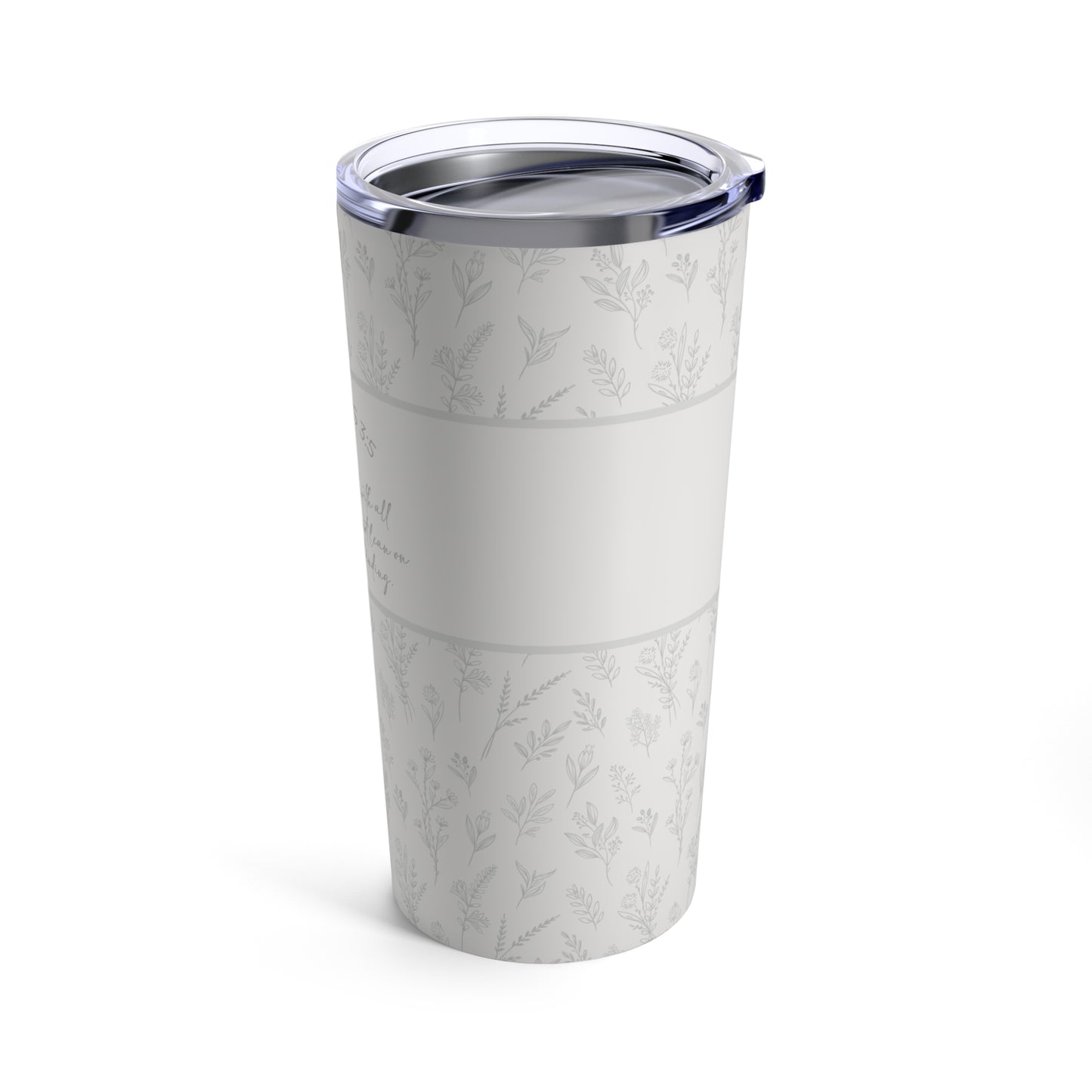 Grandma's Favorite Proverbs 3:5 Tumbler (20-oz Ecru/Dove Grey)