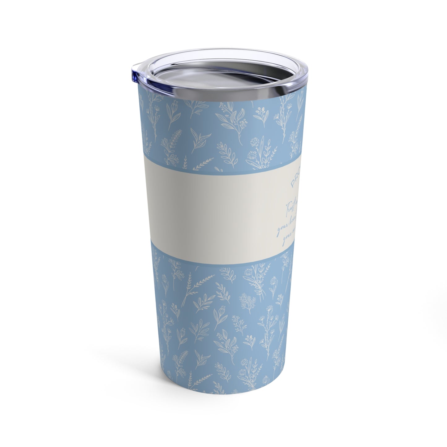 Grandma's Favorite Proverbs 3:5 Tumbler (20-oz Baby Blue)