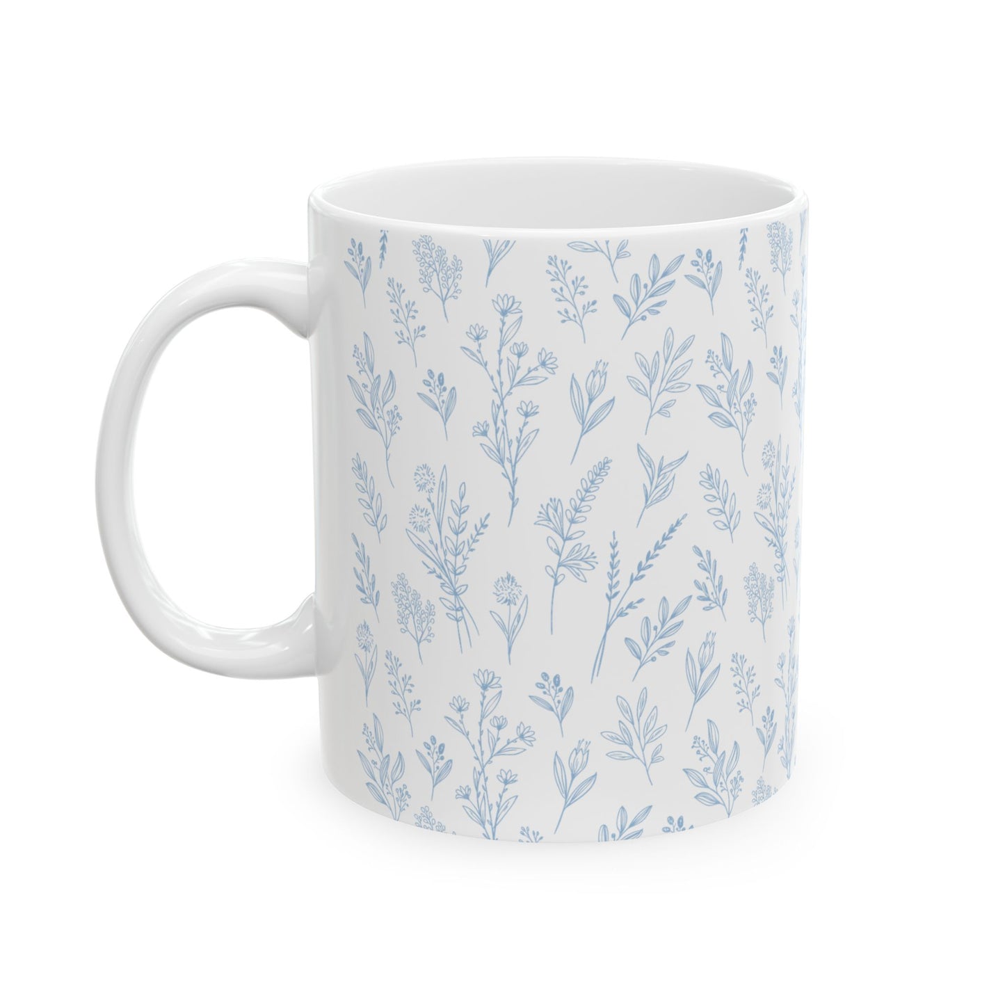 Baby Blue Herb Mug