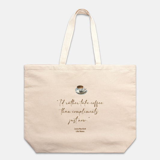 Louisa May Alcott Oversized Tote