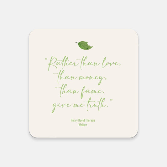 Henry David Thoreau Coaster