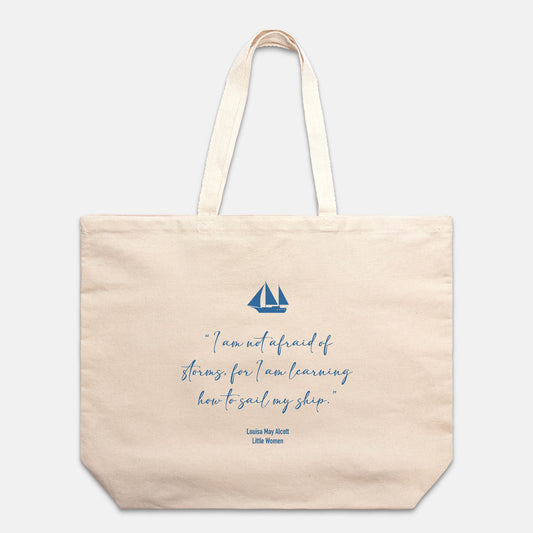 Louisa May Alcott Oversized Tote